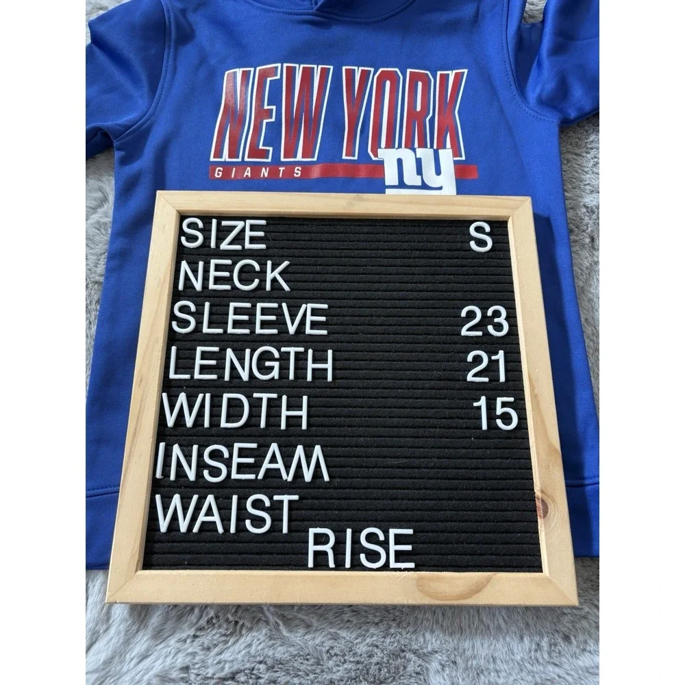 NFL Team Apparel kids hoodie size S New York‎ Giants